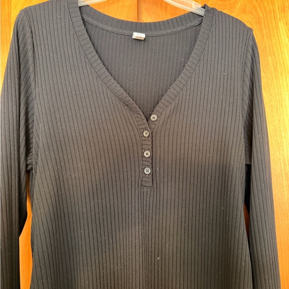 Old Navy▪️Long Sleeve Henley Dress ▪️Maternity XL - Picture 2 of 3